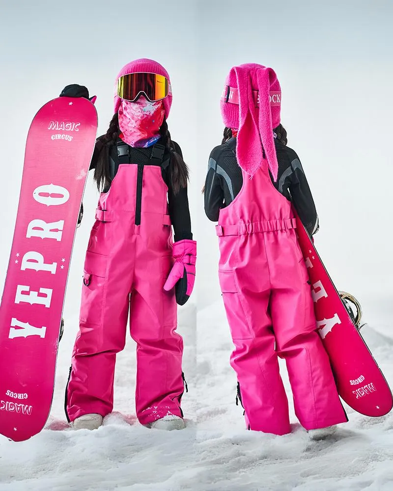Ski Wear Snowboard Gear Kids Ski Bibs