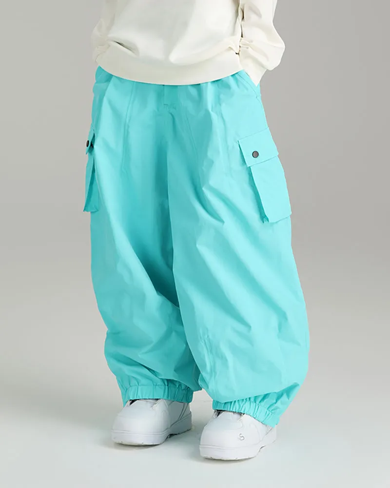 Ski Wear Snowboard Unisex Cargo Baggy Snow Pants