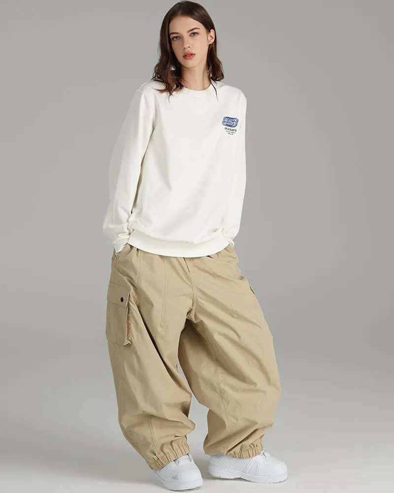 Ski Wear Snowboard Unisex Cargo Baggy Snow Pants