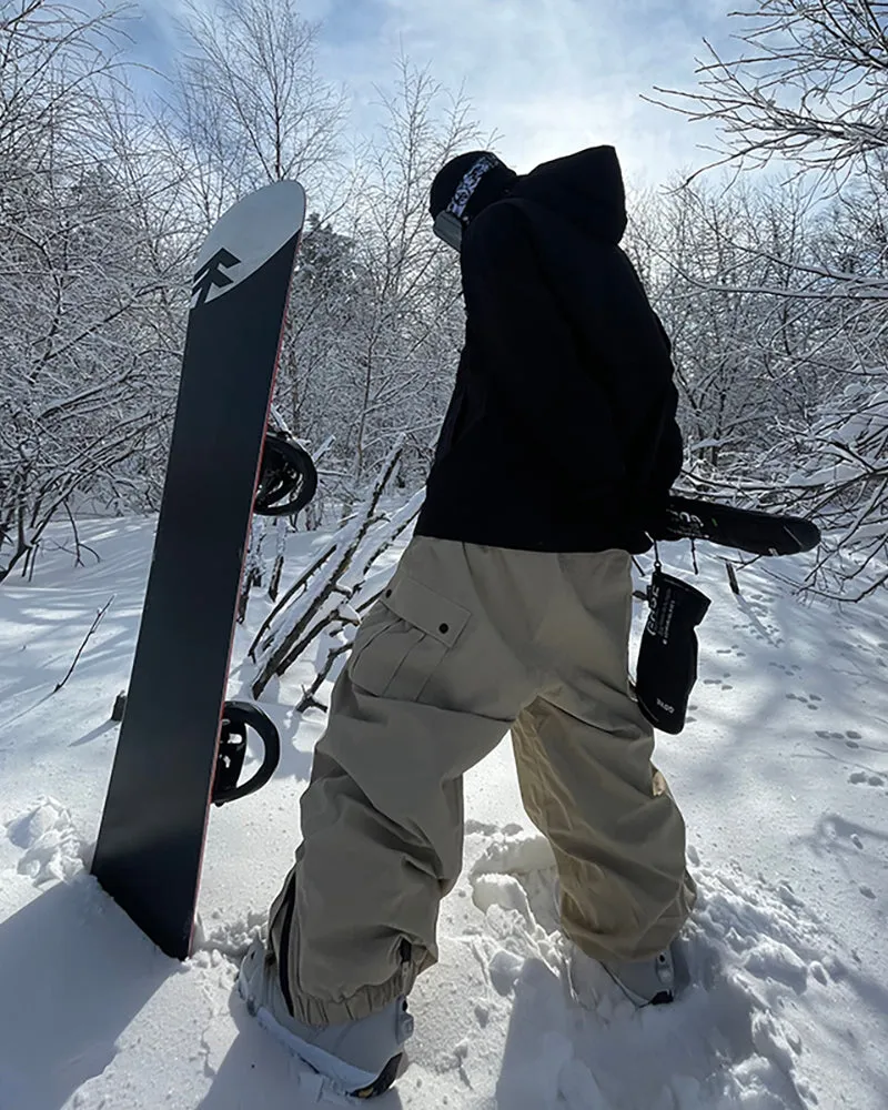 Ski Wear Snowboard Unisex Cargo Baggy Snow Pants