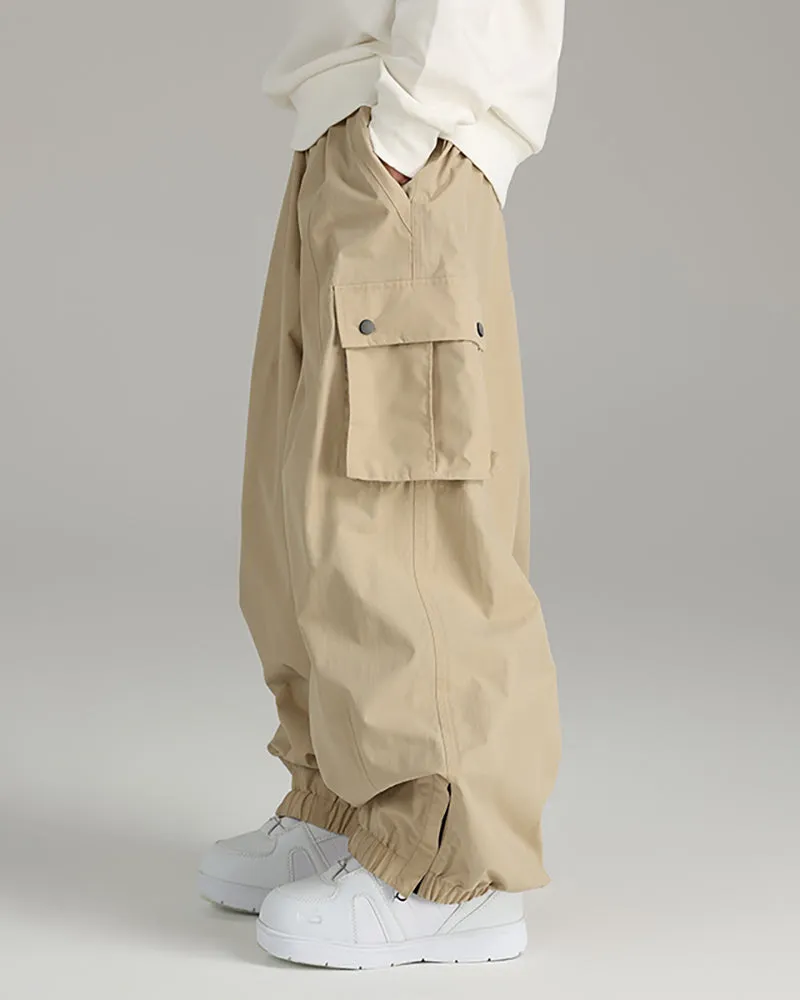 Ski Wear Snowboard Unisex Cargo Baggy Snow Pants