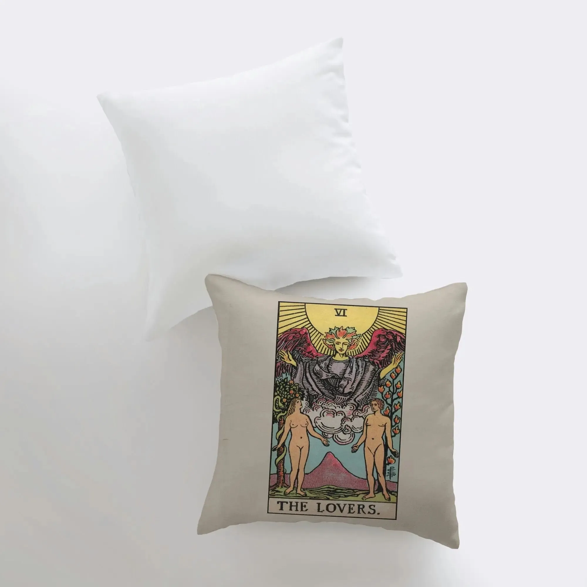 Tarot Card | The Lovers | Zodiac | Astrology | Throw Pillow  | Map of the Stars | Home Decor | Room Decor | Astrology Sign