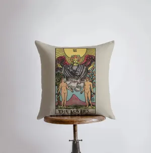 Tarot Card | The Lovers | Zodiac | Astrology | Throw Pillow  | Map of the Stars | Home Decor | Room Decor | Astrology Sign