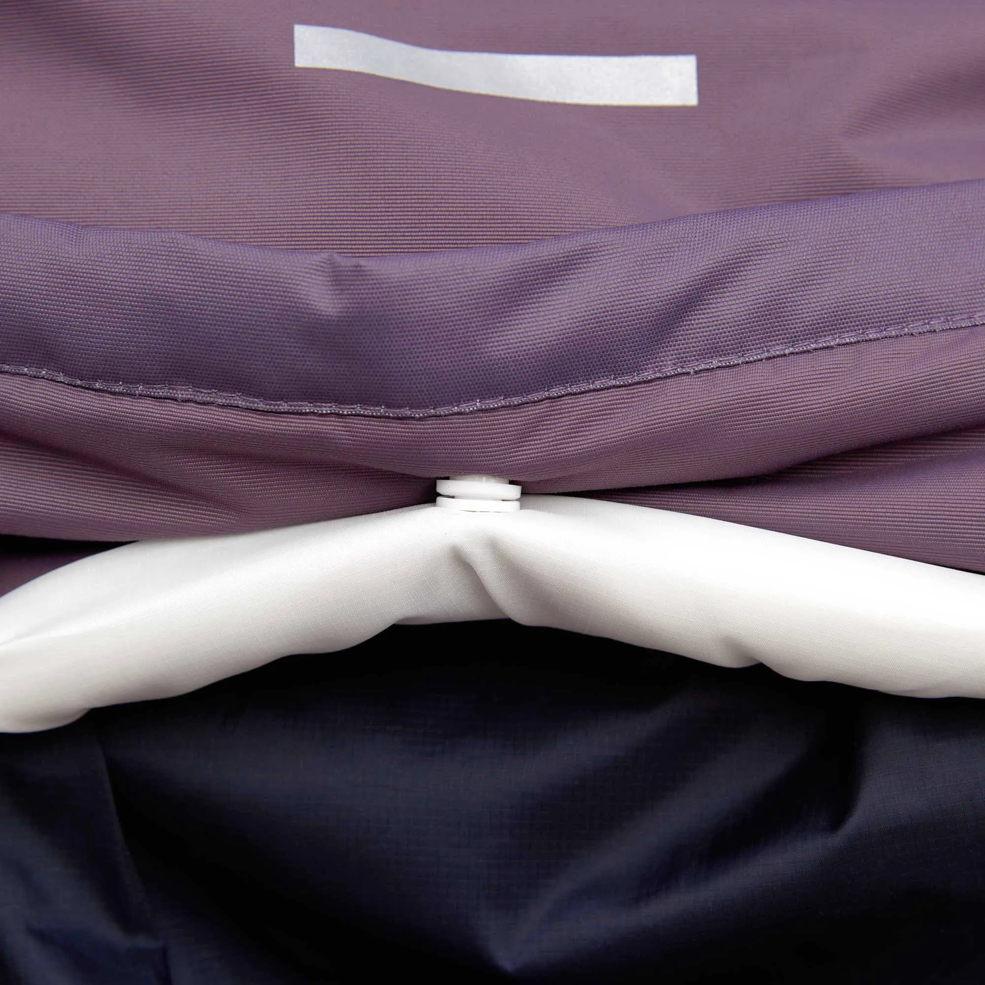 The Classic Bib in Dusty Purple