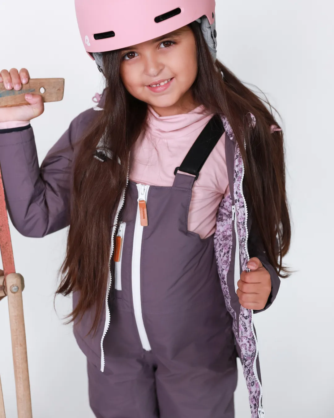 The Classic Bib in Dusty Purple