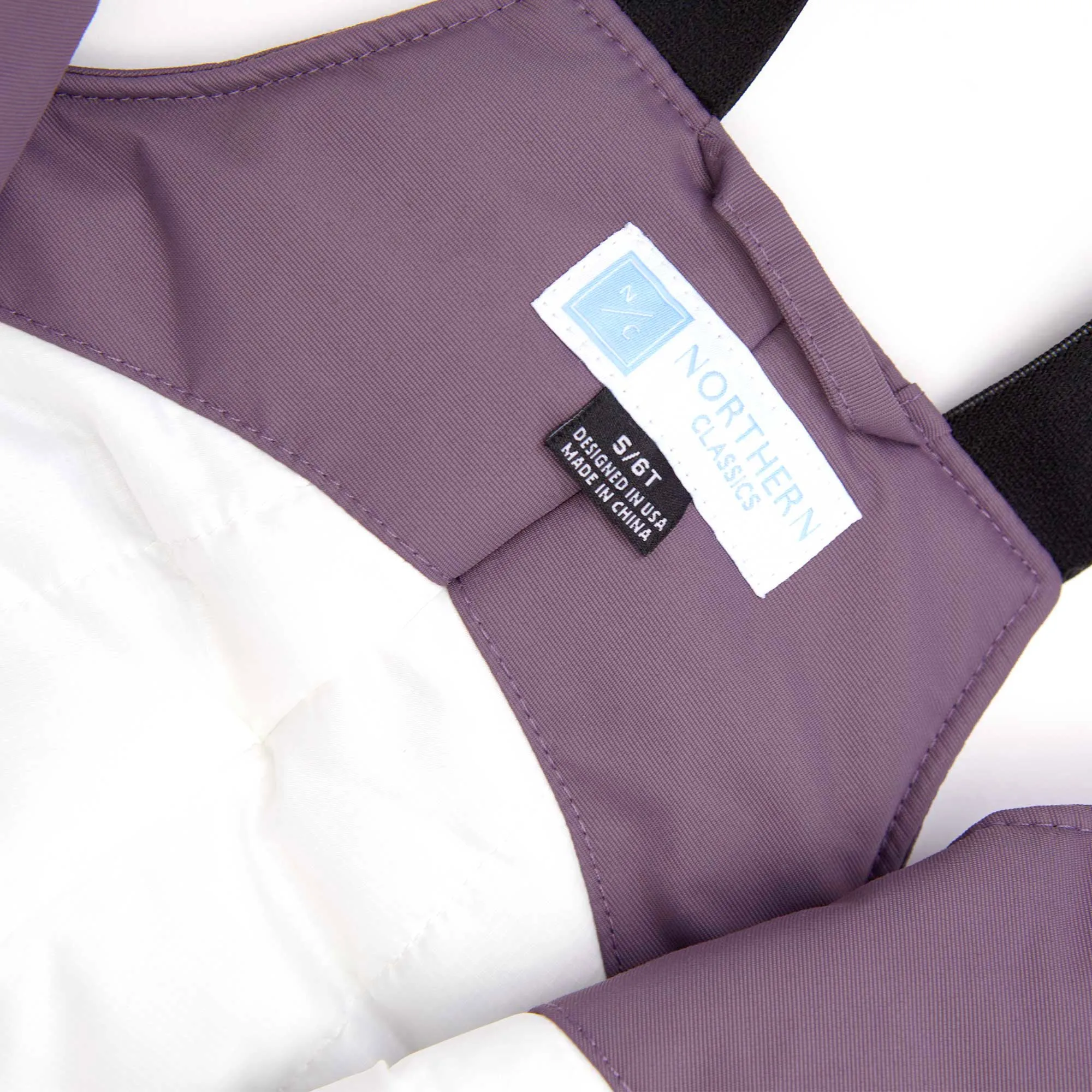 The Classic Bib in Dusty Purple