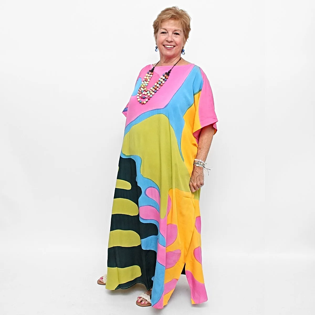 Tropical Brilliance Kaftan