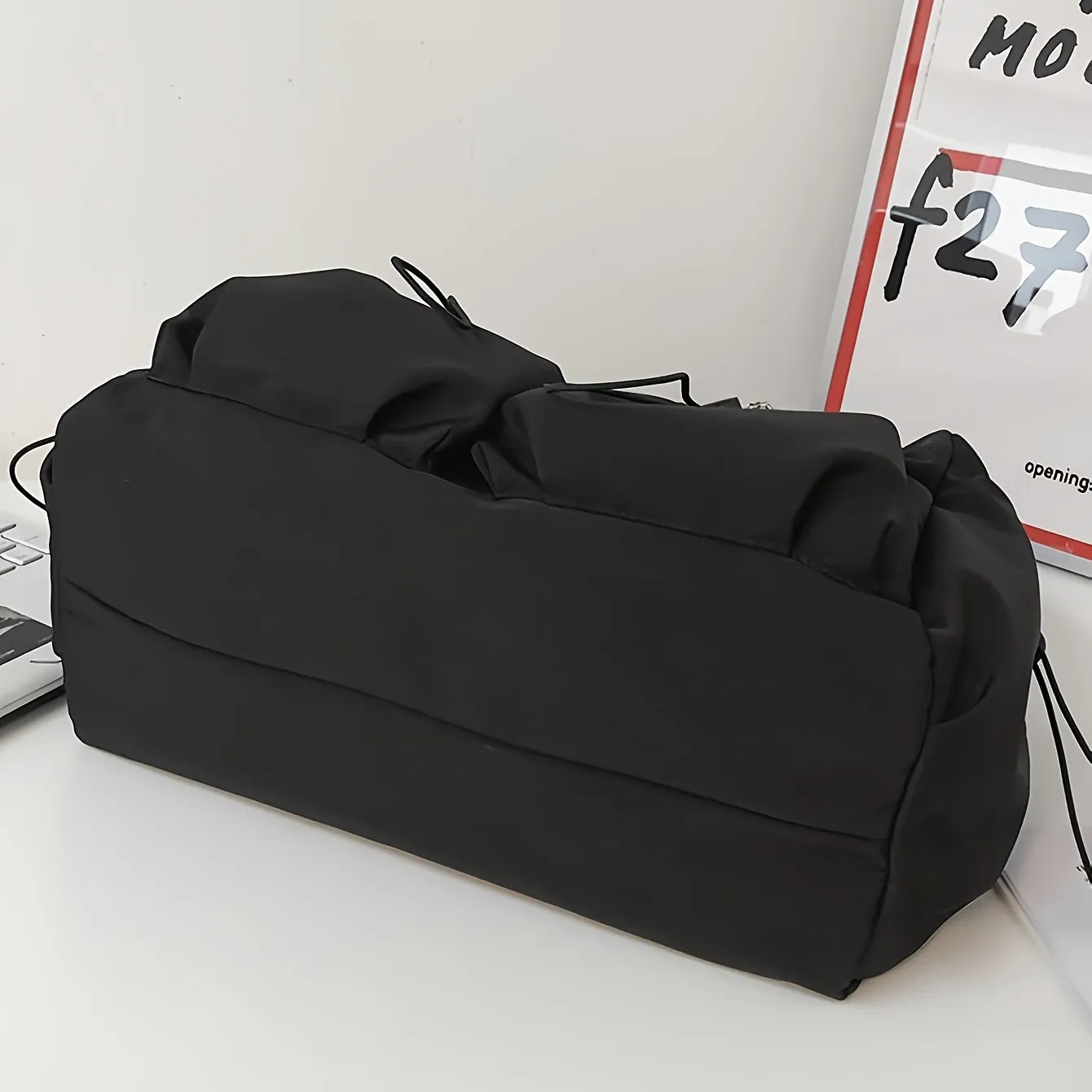 Uakiss Shoulder Bag, Pure Color Fashionable Tooling Crossbody Bag, Niche Postman Bag