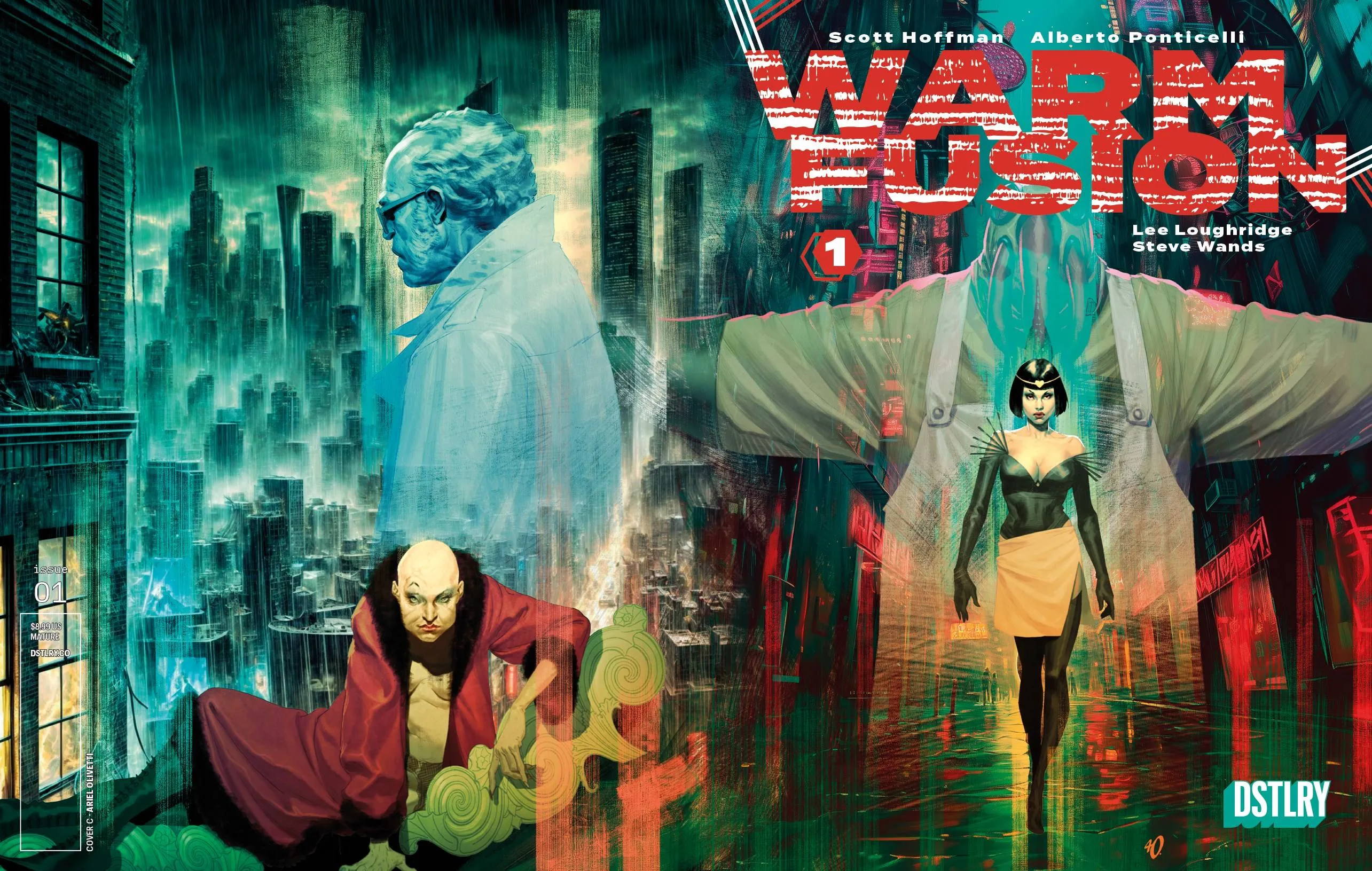 WARM FUSION (2024) #1 CVR C 10 COPY INCV OLIVETTI VAR