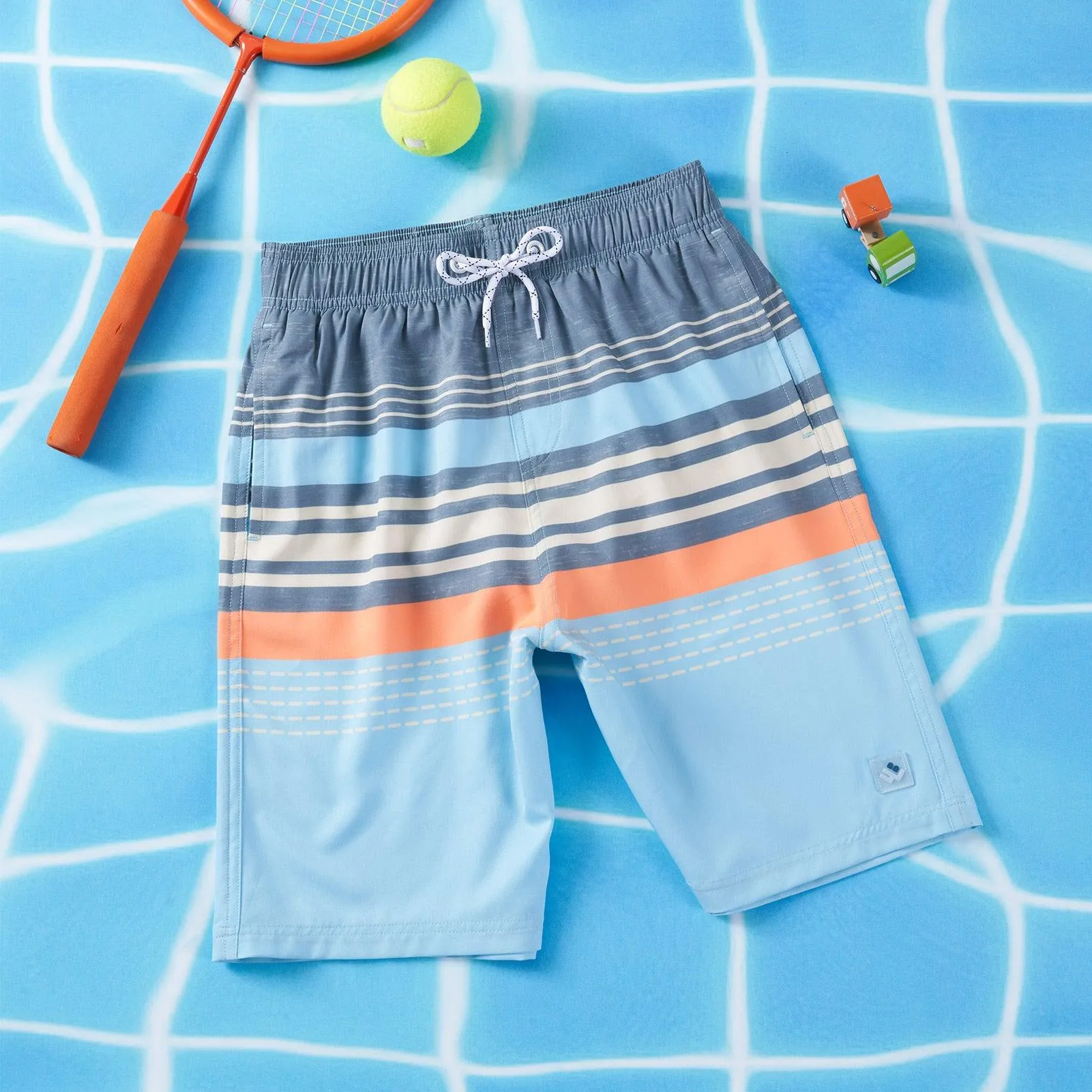 WILDBREATH Boys UPF 50  Quick Dry Swim Trunks