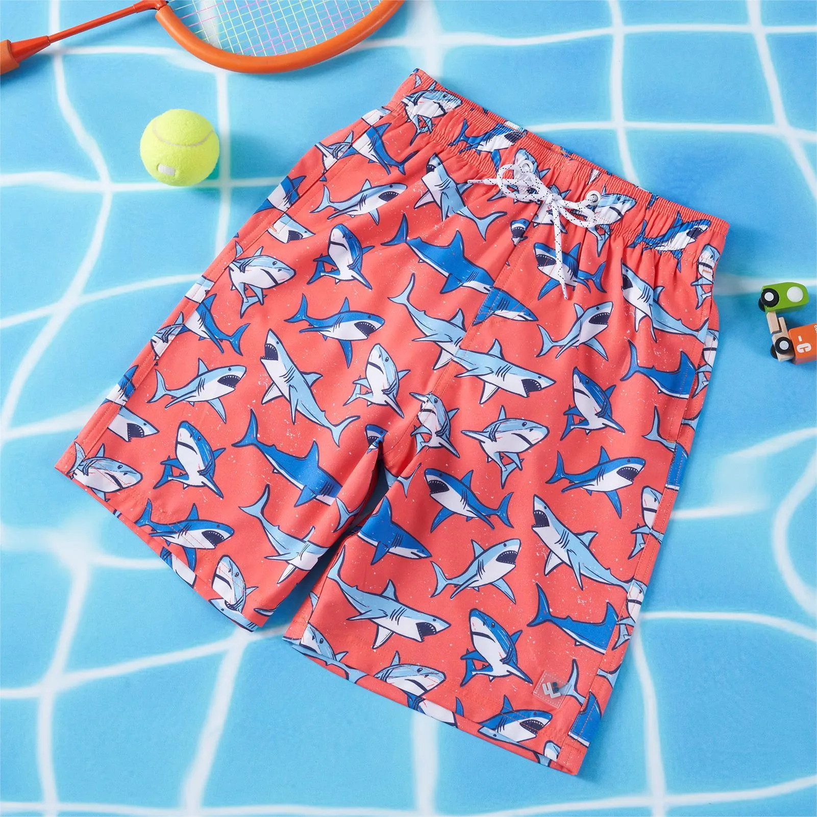 WILDBREATH Boys UPF 50  Quick Dry Swim Trunks