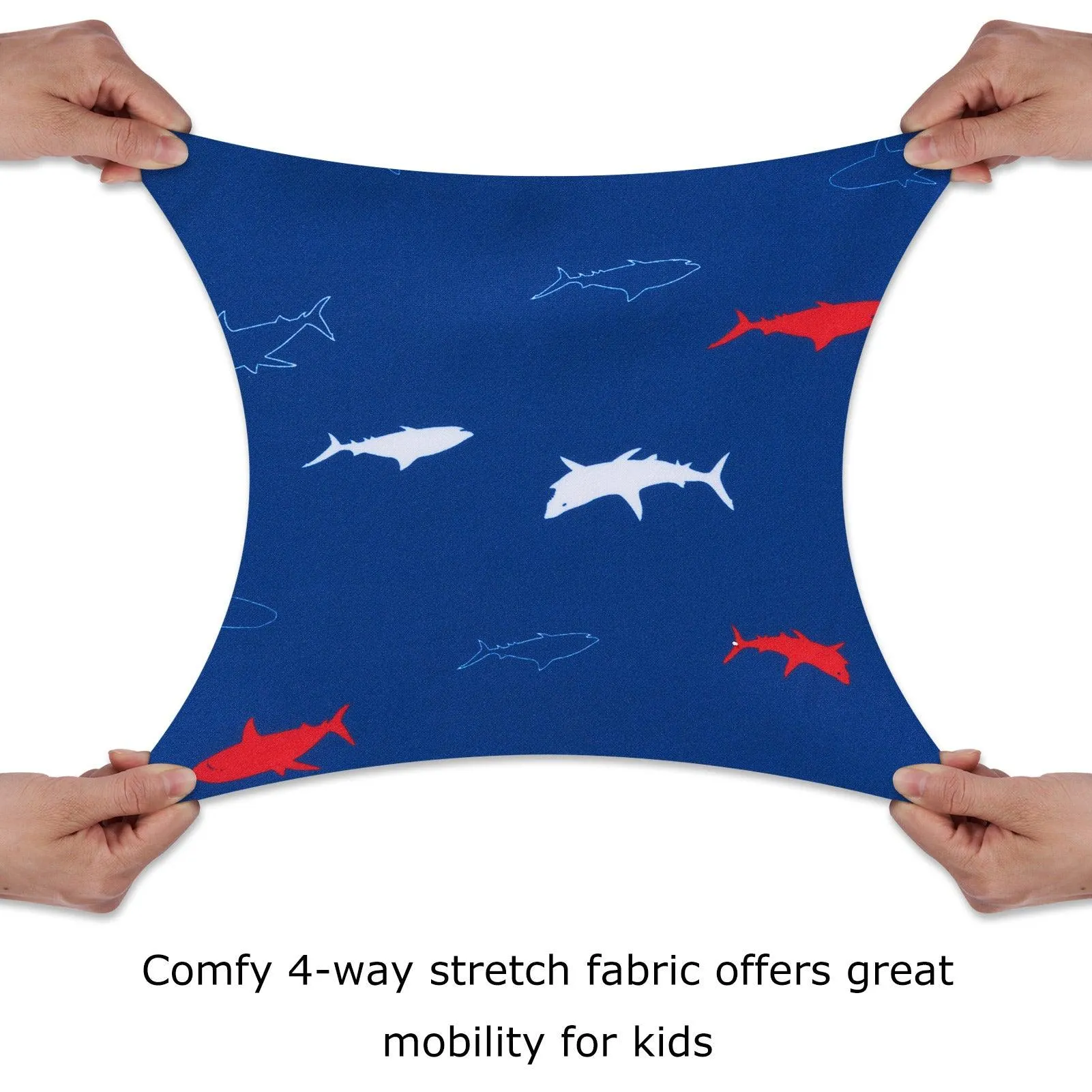 WILDBREATH Boys UPF 50  Quick Dry Swim Trunks