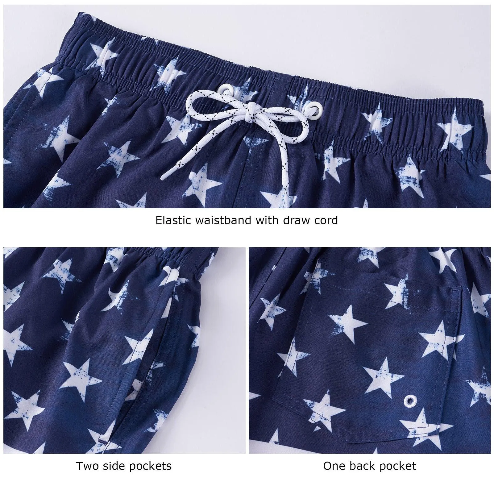 WILDBREATH Boys UPF 50  Quick Dry Swim Trunks