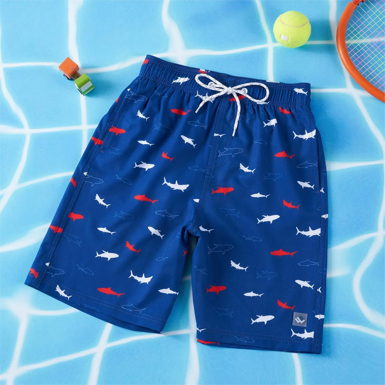 WILDBREATH Boys UPF 50  Quick Dry Swim Trunks