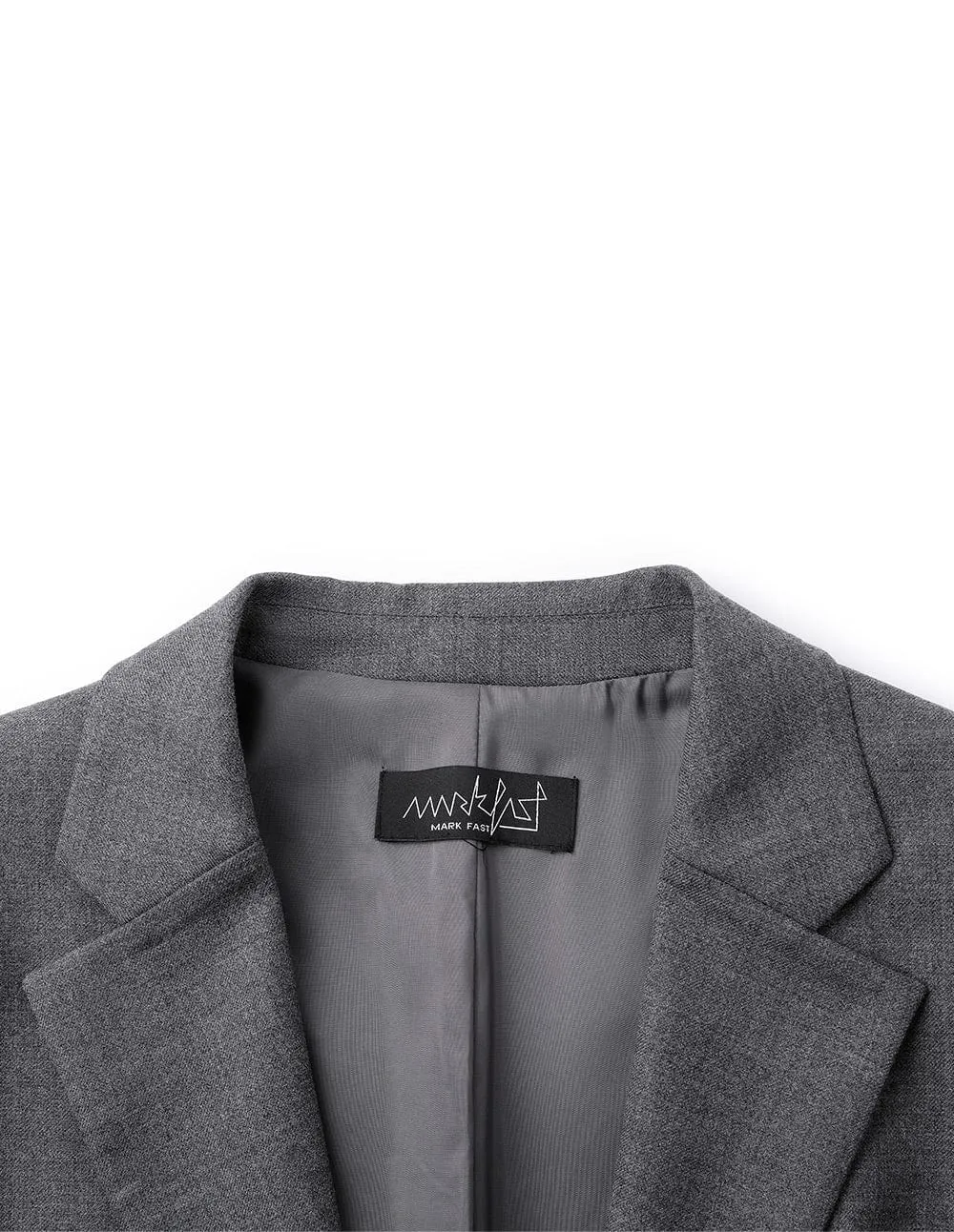 Women's Grey Wool Blend Blazer