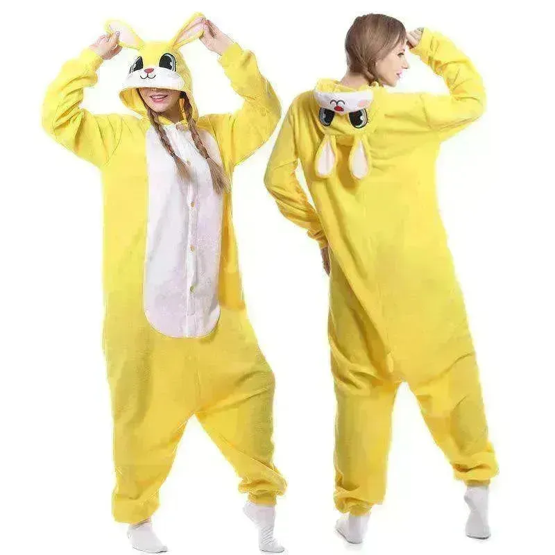Women's One-piece Cartoon Animal Pajamas
