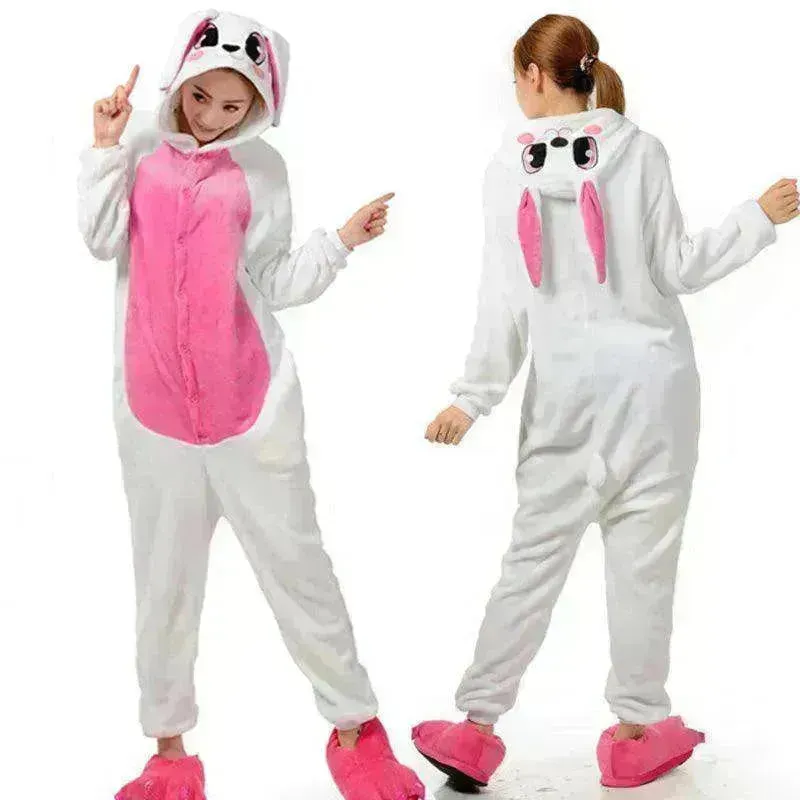 Women's One-piece Cartoon Animal Pajamas