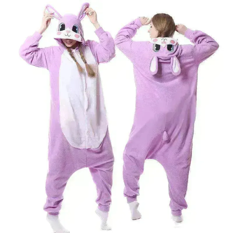 Women's One-piece Cartoon Animal Pajamas