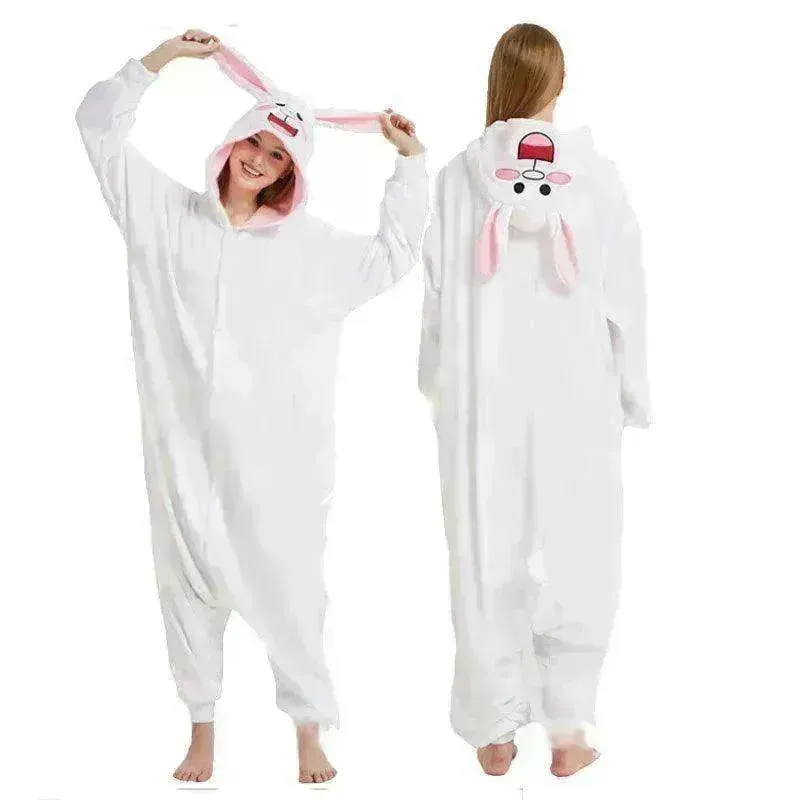 Women's One-piece Cartoon Animal Pajamas