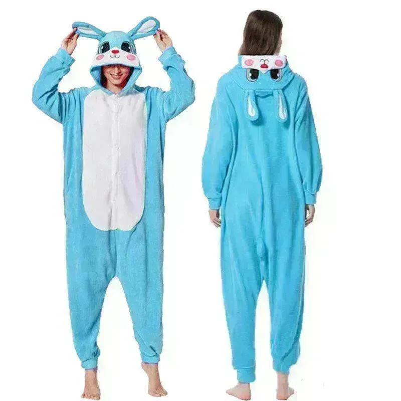 Women's One-piece Cartoon Animal Pajamas