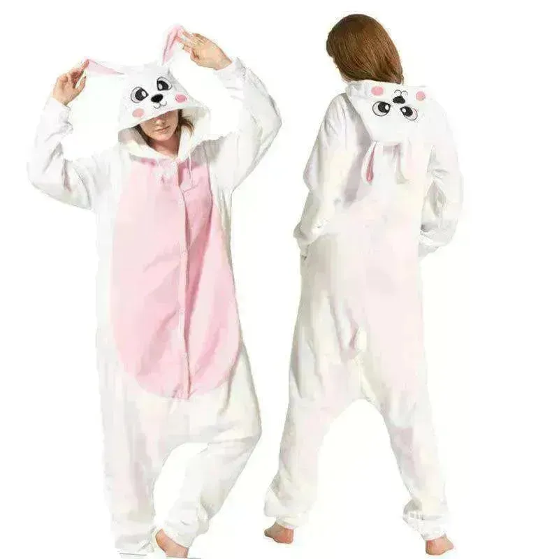 Women's One-piece Cartoon Animal Pajamas