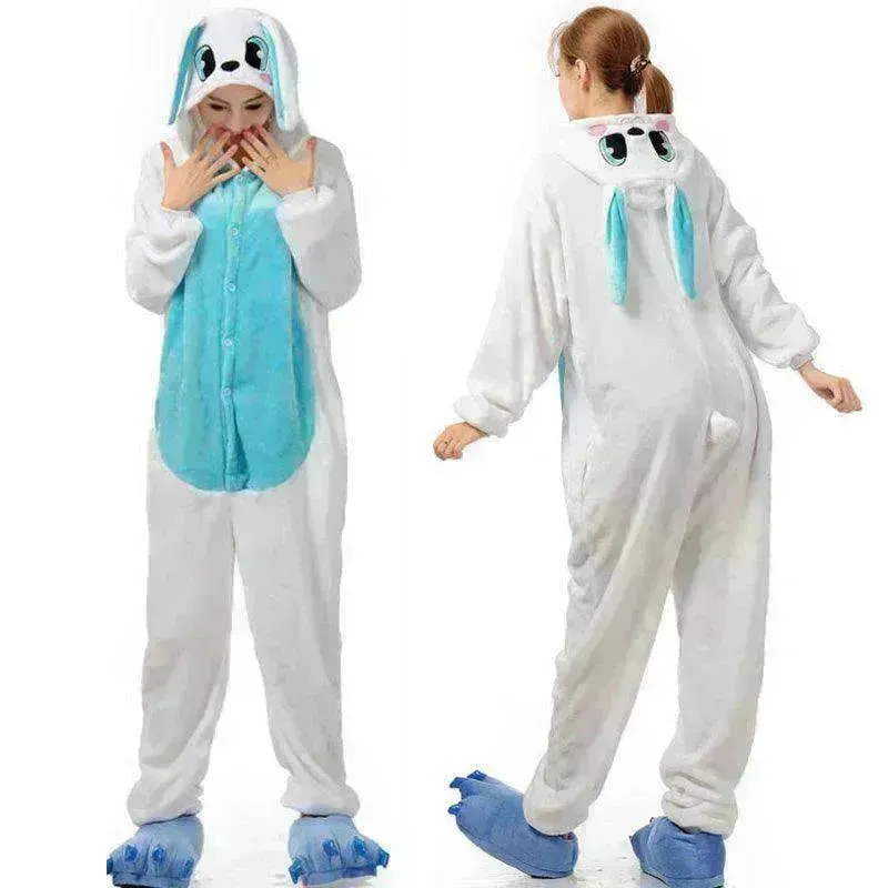 Women's One-piece Cartoon Animal Pajamas