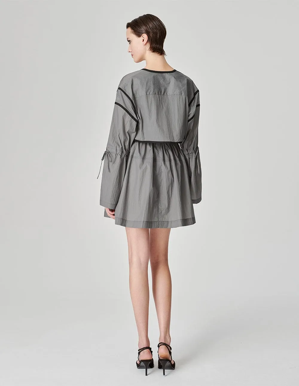 Women's V-Neck Long-Sleeved Short Coat