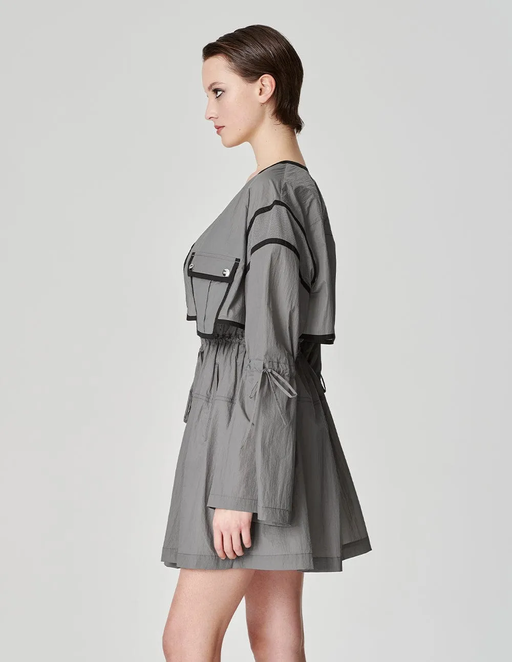 Women's V-Neck Long-Sleeved Short Coat